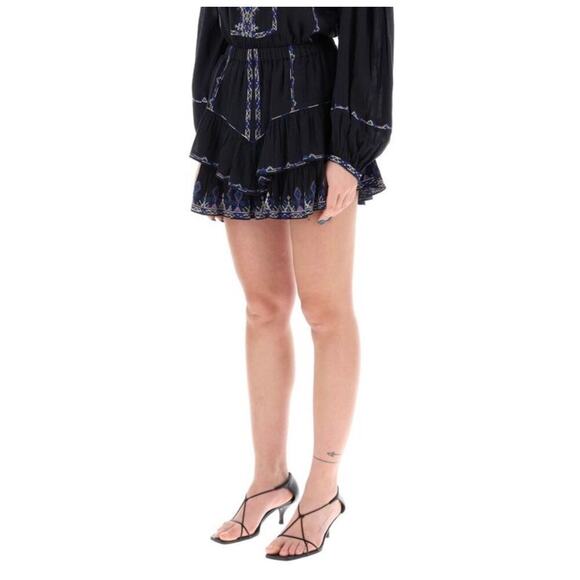 TUCKERNUCK ISABEL MARANT ETOILE Black Jocadia Shorts NWT size 36 - Picture 4 of 7